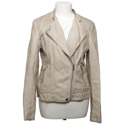 Veste de motard (Beige) de Livelo Polyester, Polyuréthane, Viscose