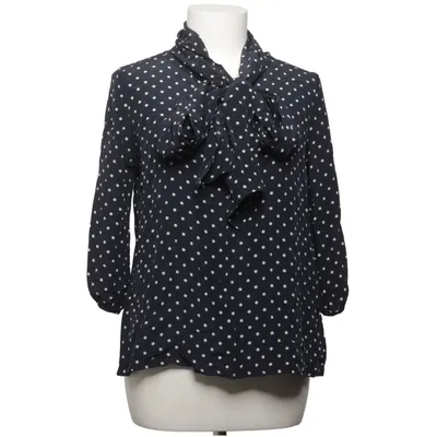 Blouse (Blue, White) from Greta Silk