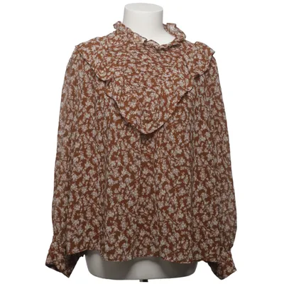 Blouse (Bruin, Wit) van Mango