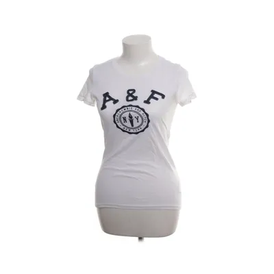 Top (White) from Abercrombie & Fitch Cotton, Polyester