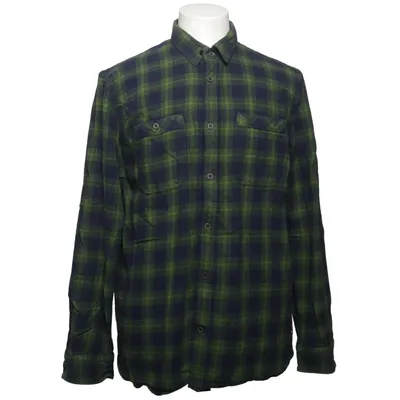 Flanellen overhemd (Blauw, Groen) van Tom Tailor Katoen