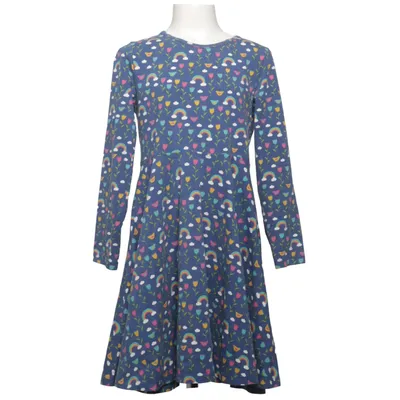 Dress (Blue, Multicolored) from Frugi Elastane, Organic cotton