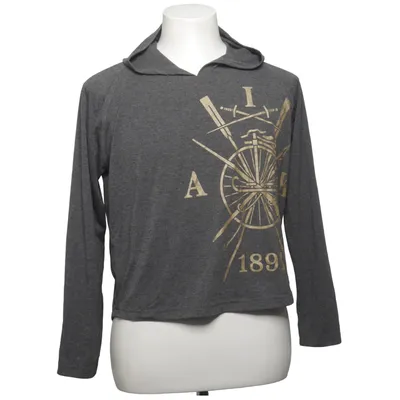 Sweat à capuche (Gris) de AIK Élasthane, Viscose