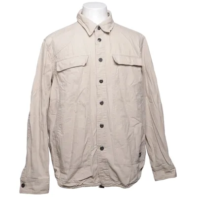 Overshirt (Beige) from Denham Cotton