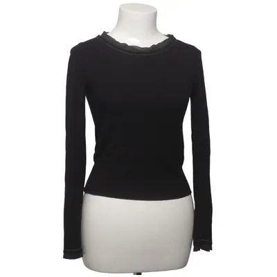 Lange mouwen shirt (Zwart) van Jigsaw Elastaan, Modal, Zijde