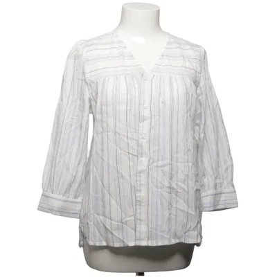 Blouse (Blanc, Bleu) de Fransa Coton