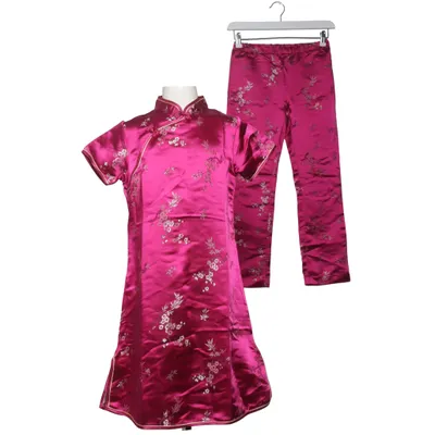 Cheongsam (Rose, Multicolore) de Naska Viscose