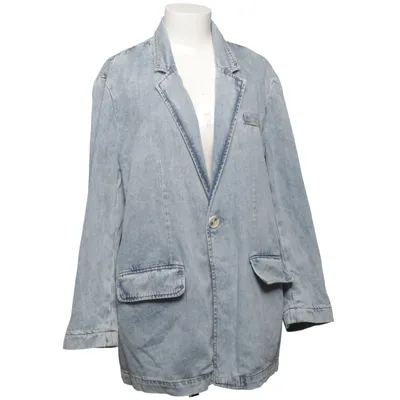 Veste en jean (Bleu) de Gioya Co Coton, Élasthane, Polyester
