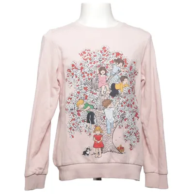 Sweatshirt (Pink, Flerfarvet) fra Polarn O. Pyret Økologisk bomuld