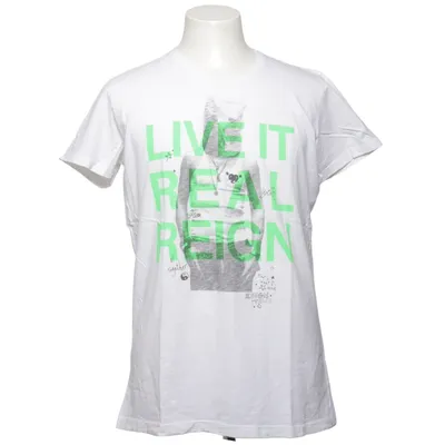 T-shirt (Vit, Grön) från Reign Italia Bomull