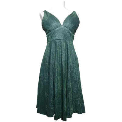 Cocktailklänning (Grön) från Pink Boom Polyester