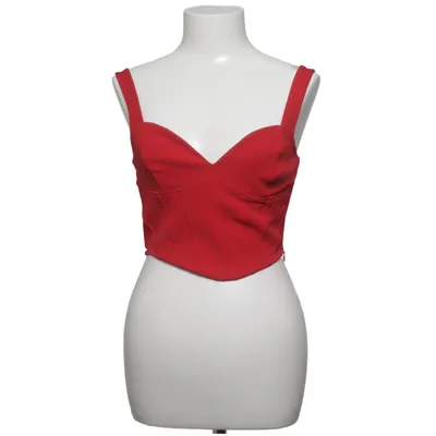 Crop top (Rouge) de Bershka Élasthane, Polyester