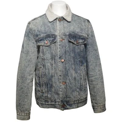 Lined denim jacket (Blue) from MTWTFSS WEEKDAY Cotton, Polyester