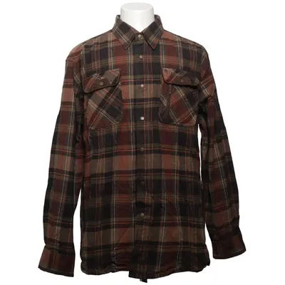 Flannel skjorte (Brun, Sort) fra Pinewood Bomuld, Polyester