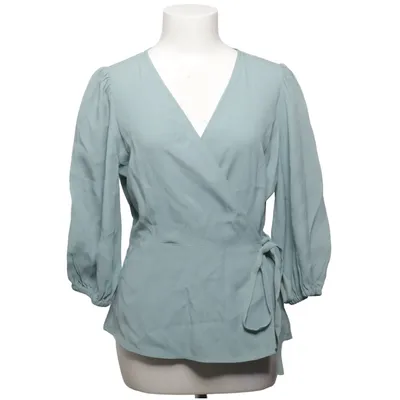 Blouse portefeuille (Bleu) de Maliparmi Acétate, Viscose