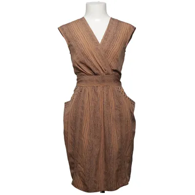 Klänning (Beige, Svart) från Closet Blu Polyester