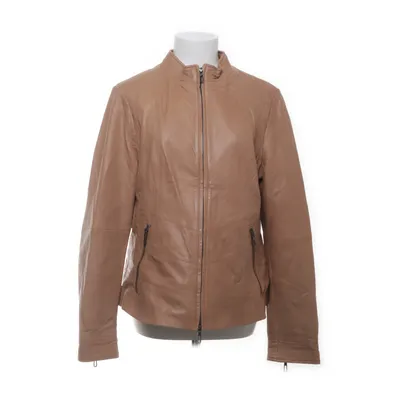 Läderjacka (Beige) från Bonita Skinn