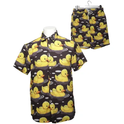 Set (Zwart, Geel) van Manfinity Polyester