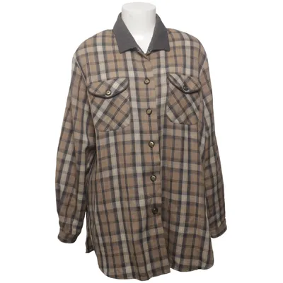 Flanellen overhemd (Beige, Zwart) van Frankenwälder