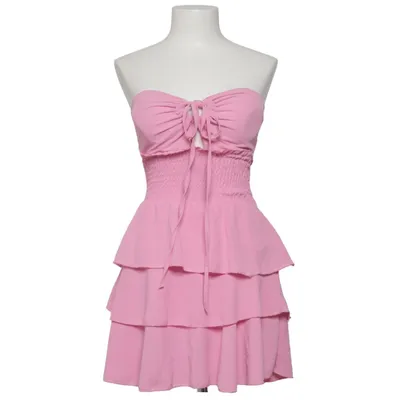 Dress (Pink) from L&S Elastane, Polyester, Viscose