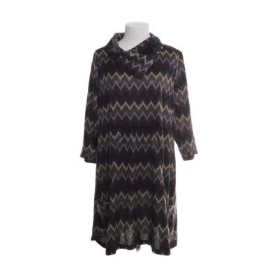 Jurk met col (Meerkleurig) van Cappuccini Elastaan, Polyester