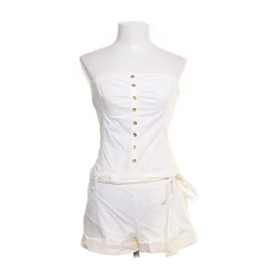 Byxdress (Vit) från Divided by H&M Elastan, Bomull