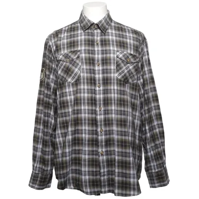Chemise en flanelle (Vert, Blanc, Noir) de Johann Popken Coton