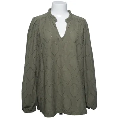 Blouse (Groen) van Ms Mode Elastaan, Polyester