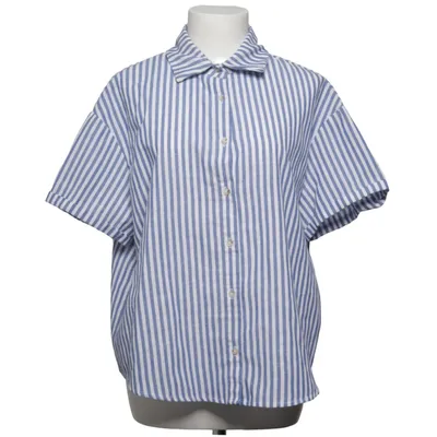 Chemise à manches courtes (Bleu, Blanc) de Shein