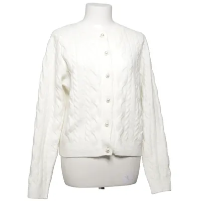 Cardigan (White) from H&M Acrylic, Elastane, Polyester, Wool