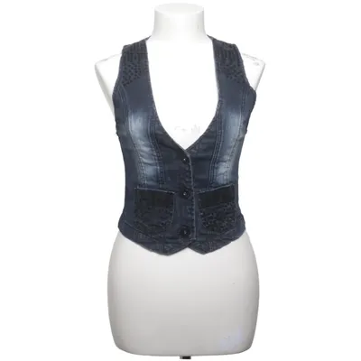 Jeansväst (Blå, Svart) från Miss Sexy Bomull, Elastan