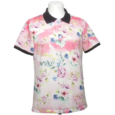 Pikétröja (Rosa, Flerfärgad) från Freshhoods Elastan, Polyester