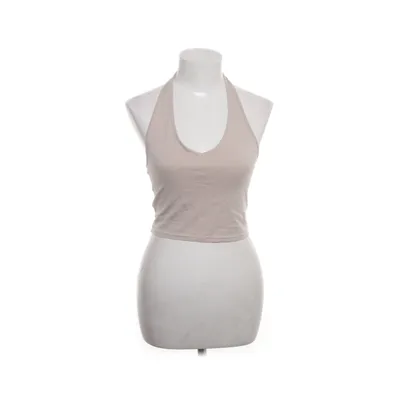 Haltertop (Beige) van Divided by H&M Katoen, Elastaan