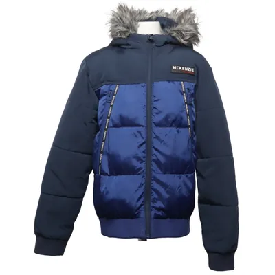 Winterjas (Blauw) van McKenzie Imitatiebont, Gerecycled polyester
