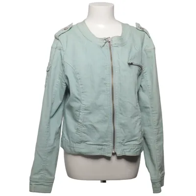 Denim jacket (Green) from Flash Jeans Cotton, Elastane, Polyester