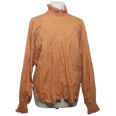 Bluse (Brun) fra H&M Bomuld, Polyester