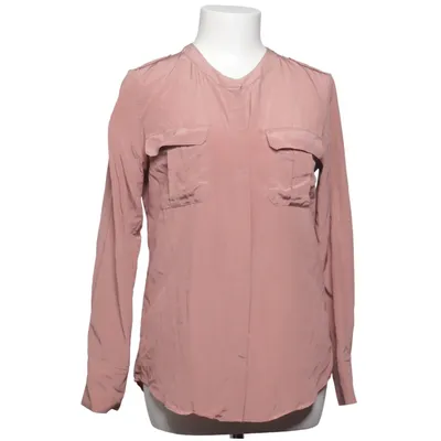 Blouse (Pink) from Beige Silk