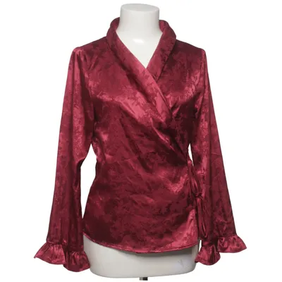 Blouse portefeuille (Rouge) de Wolf & Whistle Élasthane, Polyester