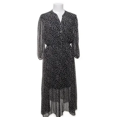 Maxi jurk (Zwart, Wit) van Zabaione