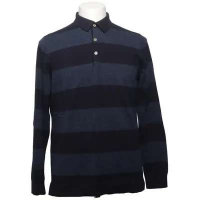 Sweater (Blue, Gray) from Hansen & Jacob Cotton, Merino wool