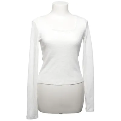 Langærmet t-shirt (Hvid) fra Lager 157 Bomuld, Polyester