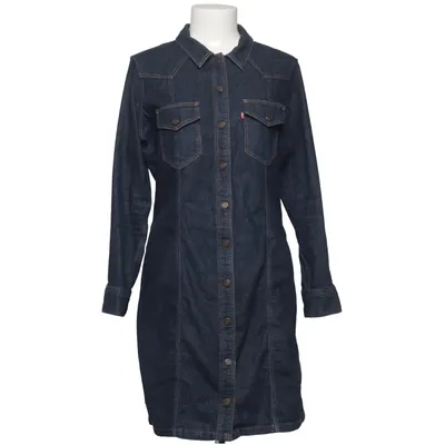 Denim jurk (Blauw) van Levi Strauss & Co Katoen, Elastaan, Polyester