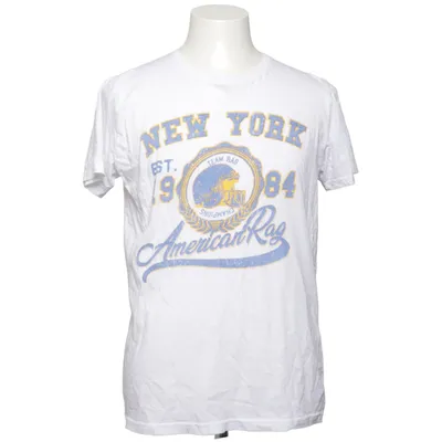 T-shirt (Hvid, Blå, Gul) fra American Rag Bomuld