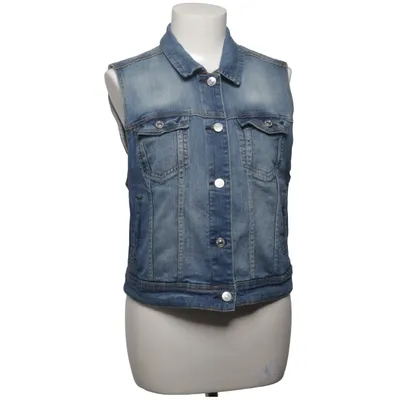 Gilet en jean (Bleu) de Mango Denim & Tees Coton, Élasthane