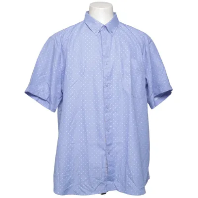 Short sleeve shirt (Blue, White) from Attore Camicia Cotton, Polyester