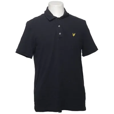 Poloshirt (Blauw) van Lyle & Scott Katoen, Elastaan