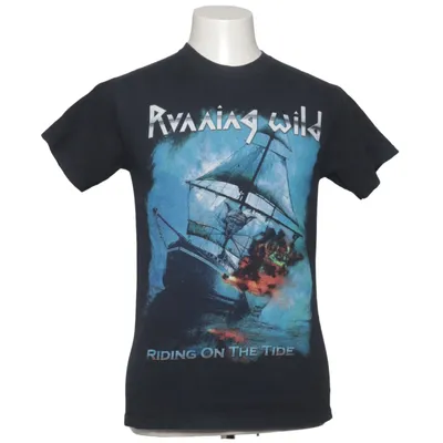T-shirt (Blauw, Meerkleurig)