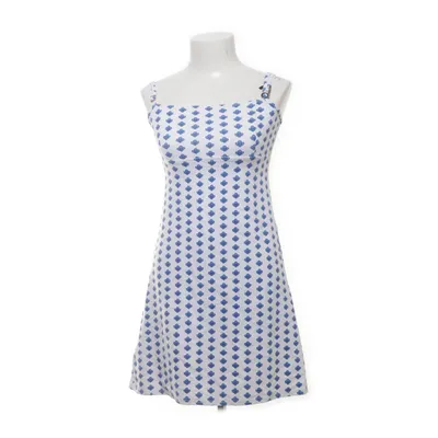 Dress (Blue, White) from Blu Elastane, Polyamide