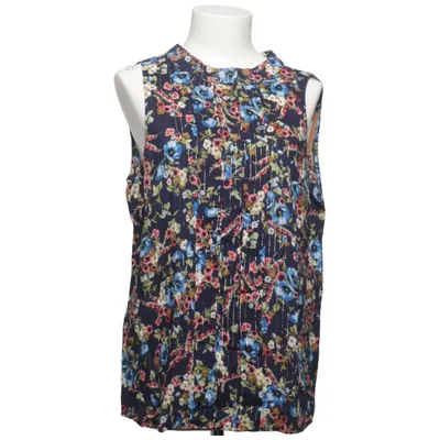 Top (Blue, Multicolored) from United Colors of Benetton Metallic fiber, Viscose