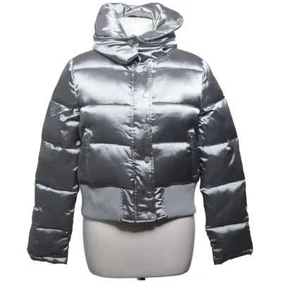 Vinterjakke (Grå) fra Missguided Elastan, Polyester